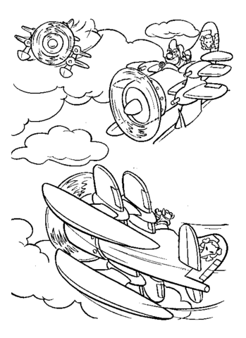 Air Pirates  Coloring Page